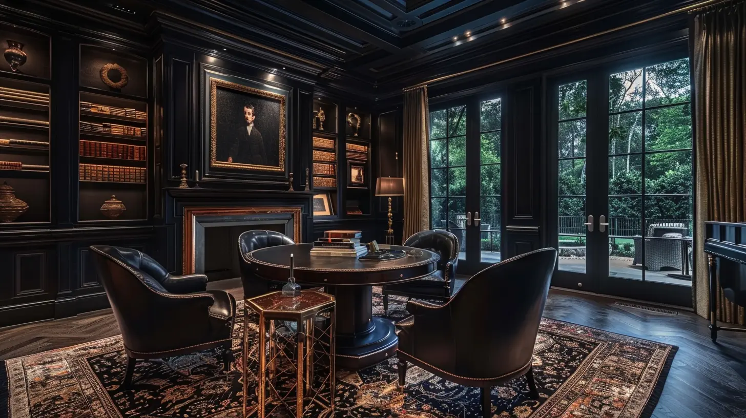Dark and Moody: Embracing Deep Hues in Interior Design