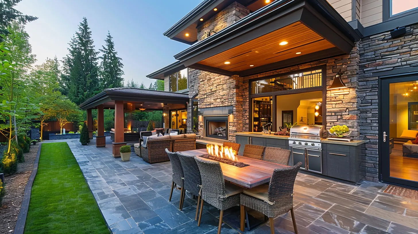 Listings with Space for Outdoor Entertaining