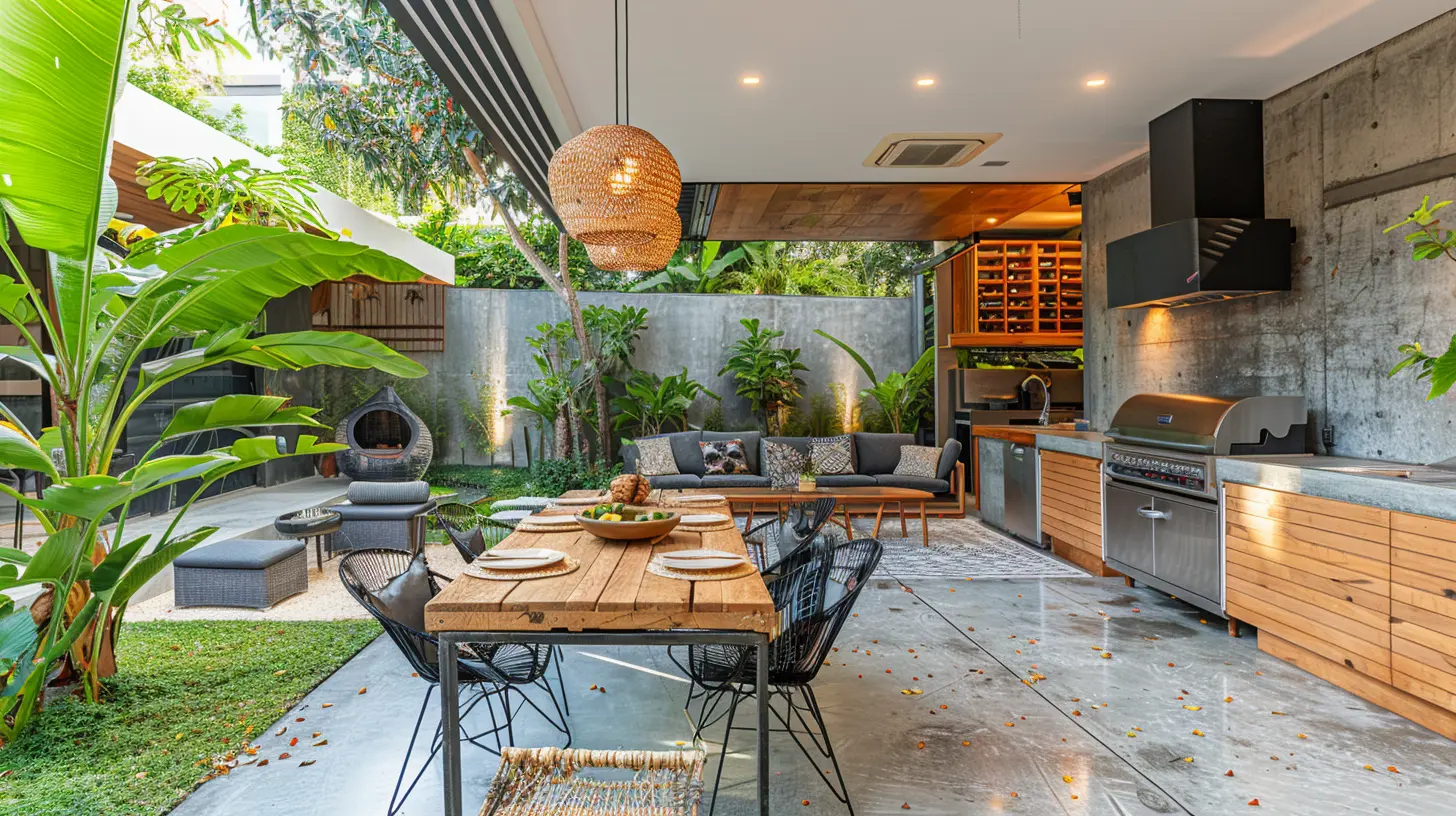 Listings with Space for Outdoor Entertaining