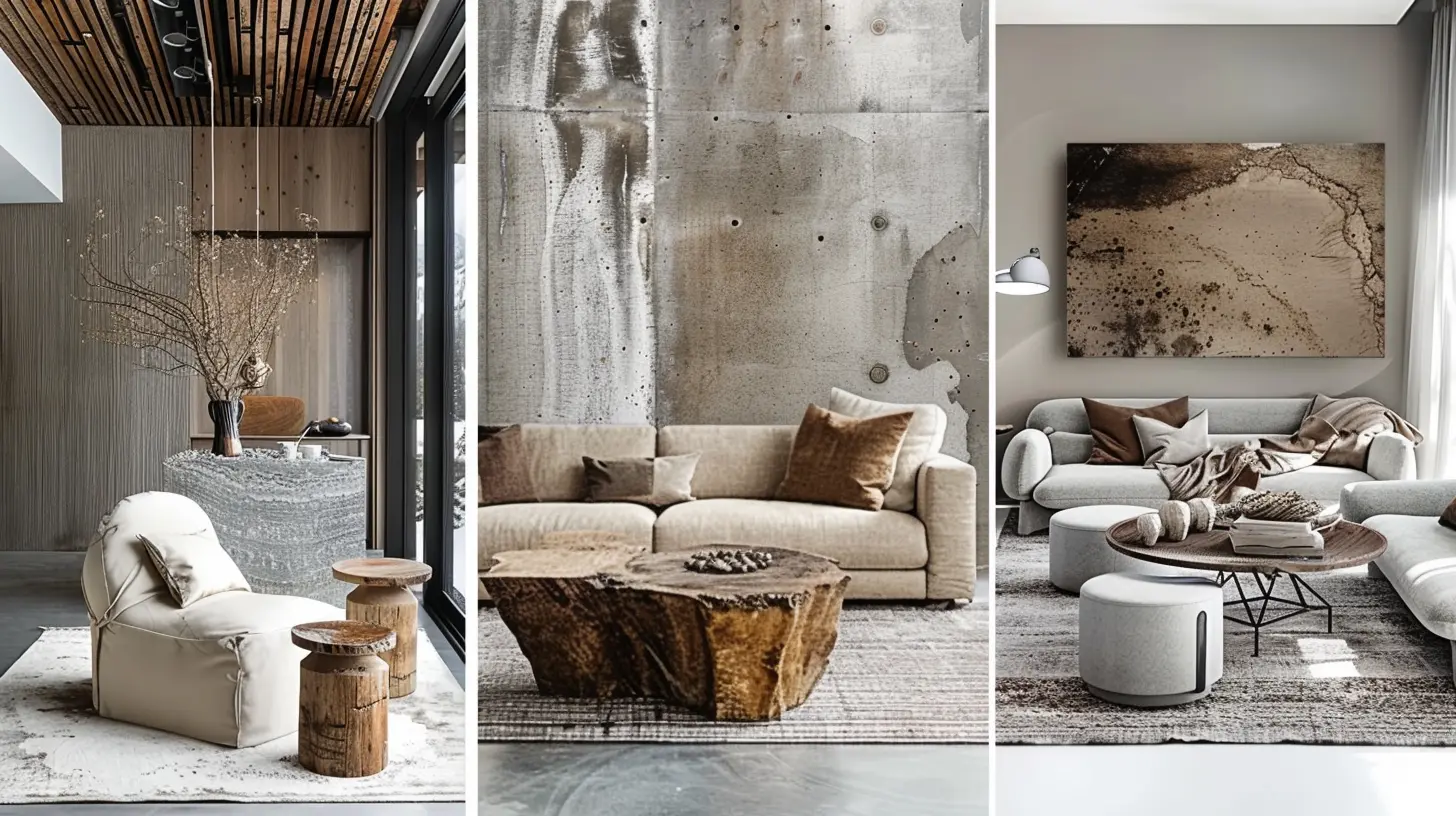 Nature-Inspired Textures: From Stone to Wood in Interior Design