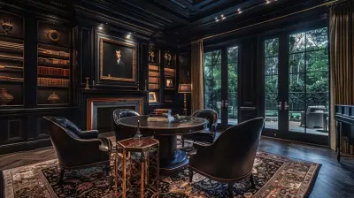 Dark and Moody: Embracing Deep Hues in Interior Design