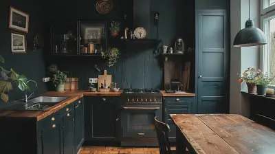 Dark and Moody: Embracing Deep Hues in Interior Design