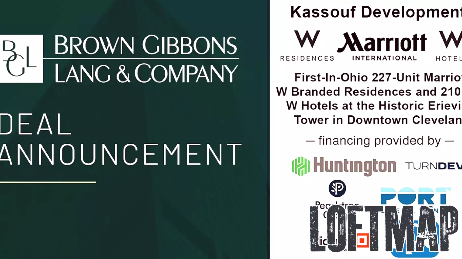 BGL Real Estate Advisors Finalizes Financing for Dual-Branded W Residences and W Hotels in Cleveland
