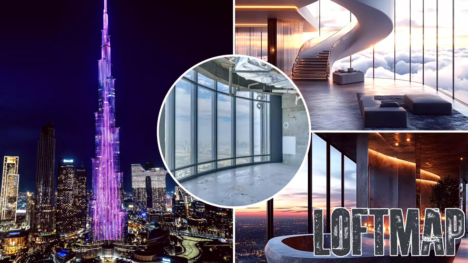 Unfinished Duplex Penthouse in the World’s Tallest Building Priced at $49 Million